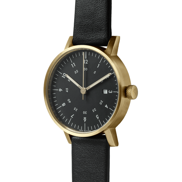 Void Watches: Gold Case Black Watch