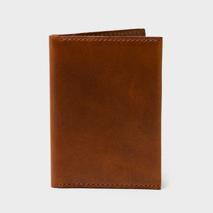Bi-Fold Card Holder: Cognac